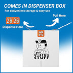 2026 Year Labels, Doctor Stuff 2026 Chart Stickers, Holographic Orange Colored, USA Made Year Label for End Tab File Folders, 500 Labels per Roll, 1 Roll, 3/4" x 1-1/2"