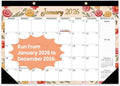 COMIX 12 Month Desk Calendar 2026 (Jan 2026–Dec 2026) – 17" x 12" Wall Calendar with to-Do List & Notes,2026 Calendar Monthly Planner for Home, School, or Office Organization