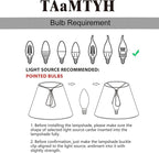 TAaMTYH small lamp shade chandelier shades set of 3，Fabric Lampshade for Wall Lamp，chandelier shades，small table lamps，For Cutting Edge bulbs, Clip-on Fitter Lampshade，3" X 6" X 5"