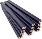 GRAPHITE Hard Lead Carpenter Pencil #2 Lumber Pencil (1) Pack of 12 PCS - Industrial Pencil Wood Flooring Marker for Wood Working Tools Marking & Concrete Marking - Blue