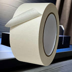 MCOTOP Wide Masking Tape (2In x 55Yard -Beige White), Strong Adhesive, for Home, Office, School Stationery, Painting, Labeling, Edge Finishing, DIY Crafts Arts Use,General Purpose