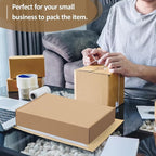 Eupako 13x10x2" Brown Shipping Boxes Corrugated Box Mailers 20 Pack Cardboard Shipping Boxes for Small Business, Mailing