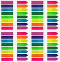 KICNIC Page Markers Colored Sticky Tabs 1600 Pcs, Translucent Arrow Flags for Page Marking, Fluorescent Index Tab Stickers for Notebooks, Small Sticky Notes Flags [8 Colors, 8 Sets]