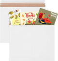 APQ White Rigid Mailers 14 7/8 x 11 7/8 Inches. Pack of 10 Photo Mailer Envelopes. Flat Cardboard Mailers Self-Seal Closure. Sturdy Cardboard Photo Envelope. Recyclable Hard Shipping Envelopes Rigid