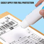 Liquid paper Correction Fluid|Thermal Paper Data Protection Fluid - Anti-Leakage Data Fluid - Roller Stamper Correction Fluid Security Stamp For Theft Protection, Personal Information Black out