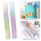 4 Pcs Flexible Ruler, Cute Bendable Flexible for Kids 15 30 Cm