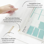 Weekly Planner Notepad Undated Weekly Goals Schedule Planner To Do List Notebook Planning Pad Calendars Organizers Habit Tracker Journal for Man & Women,52 Weeks (8.5x11")