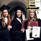 30 Packs Certificate Holders, Burgundy Certificate Covers, Diploma Holders, Certificate Folders with Gold Foil Border for Letter Size 8.5" x 11" Certificates, Diploma, Documents, Award Cover