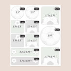 Large Name Labels for Kids (33) - Custom Stickers for Daycare and School Supplies - Durable, Waterproof Stickers for Water Bottles, Lunch Boxes, and More with Unique Designs - Soccer