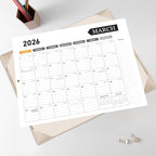 Large Desk Calendar 2026, Calendar with Desk Protecting Pad, 2026 Desk Calendar Large 22x17, Runs From January 2026 to June 2027, 18 Months, Big Desktop Calendar for Family Classroom and Office (Apricot)