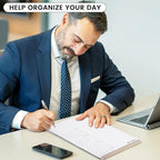 To Do List Notepad, 120 Pages 8.5x11" To Do List Notebook Undated Daily Planner Notepad with Task Checklist To Do and Note Organization