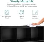 Best Choice Products 6-Cube Storage Organizer, 13.5in Shelf Opening, Bookcase, Display Shelf, Customizable w/ 3 Removable Back Panels – Black