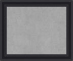 Amanti Art Black Framed Magnetic Board 20x24 Small Vision Board for use with Magnets, 100% Metal Sheet to Display Items as Office Decor or for Home Organization in mudroom, Kitchen or Kids Room