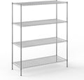 Regal Altair 24" Deep x 60" Wide x 74" Height Wire Shelving Kit | 4-Tier | NSF Commercial Storage Rack Unit