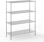 Regal Altair 24" Deep x 60" Wide x 74" Height Wire Shelving Kit | 4-Tier | NSF Commercial Storage Rack Unit