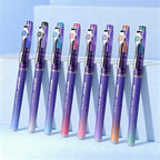 WRITECH Liquid Ink Rollerball Pens: 8ct Assorted Colors Fine Point Tip 0.7mm Roller Ball Rolling Pen for Smooth Writing Coloring Drawing Journaling No Bleed & Smear &Smudge Multi Colored