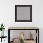 Amanti Art Black Framed Magnetic Board 25x25 Medium Vision Board for use with Magnets, 100% Metal Sheet to Display Items as Office Decor or for Home Organization in mudroom, Kitchen or Kids Room