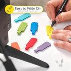 Wrap-It Storage - Cable Labels, Medium, Multi-Color (30-Pack) Write On Cord Tags for Wire Management and Identification