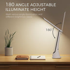 Light Therapy Lamp, 10000 LUX UV-Free LED Sunlight, Full Spectrum Mood Light With Touch Control and Night Light Function for Work, Office, Home - White