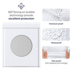 Fuxury Bubble Mailer, 8.5x12 Inch 25 Pack Self-Seal Adhesive Padded Envelopes Usable Size 8.5x11 Inch, Water Resistant Bubble Envelopes for Mailing,Packaging,Small Business,Shipping, White #2