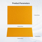 Amantech 12 Pack Acoustic Panels Self Adhesive Sound Proof Foam, High Density Sound Acoustic Panel, 16X12X0.4 Inch 4:3 Rectangle Panels in Home, Office, Reccording Room, Studio,and more(Orange)