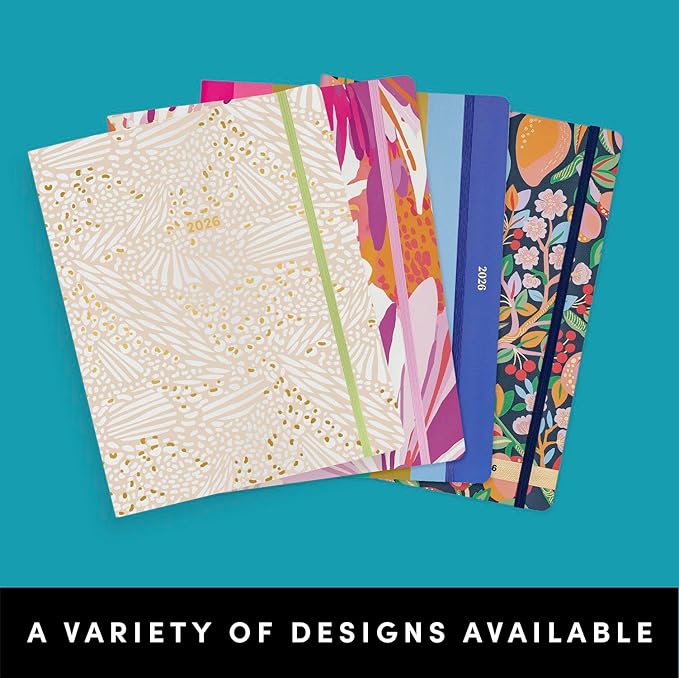 PAPERAGE 2026 Monthly Planner, 12 Months (January 2026 - December 2026), 8 in x 10 in, 2026 Planner with Large Monthly Spreads & Calendar Views, Note Pages, To Do Lists & Trackers, – Floral Daze