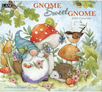 Lang Gnome Sweet Gnome 2026 Wall Calendar – 12-Month Calendar with Stapled Binding, Whimsical Gnome Artwork by Susan Winget, Linen-Embossed Paper, 13.4″ × 12″