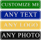 Custom Sign, Personalized Street Sign Metal with Your Text, Name, Logo, Photo for Office, Business, Workplace, Home, Cafe, Bar, Indoor, Outdoor