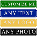 Custom Sign, Personalized Street Sign Metal with Your Text, Name, Logo, Photo for Office, Business, Workplace, Home, Cafe, Bar, Indoor, Outdoor