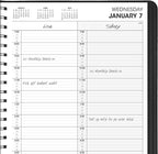 AT-A-GLANCE 2026 Appointment Book Planner, Daily, 8" x 11", Large, Two Person Group, Black (702220526)