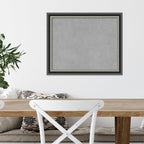 Amanti Art Black Framed Magnetic Board 19x23 Small Vision Board for use with Magnets, 100% Metal Sheet to Display Items as Office Decor or for Home Organization in mudroom, Kitchen or Kids Room