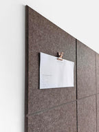 DECORITA Felt Wall Tiles | Large Cork Board Alternative | Aesthetic Felt Bulletin Board for Office, Home & Classroom | Large Cork Boards for Walls Pinboard (12-Pack) | Desert Palm