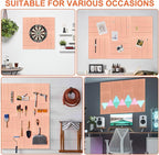 Cork Boards for Walls 48" x 36" Felt Board Alternative, 12 Pack Felt Wall Tiles Bulletin Board, Large Cork Board for Office Pin Board Tack Board Cork Boards