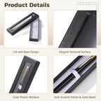 OMISTAR 60 PCS Pen Gift Box Empty Cases with Clear Lid, 3 Colors Ballpoint Pen Gift Box Pen Jewelry Display Box for Jewelry Gift Business Birthday Souvenir Office Supplies (60PCS)