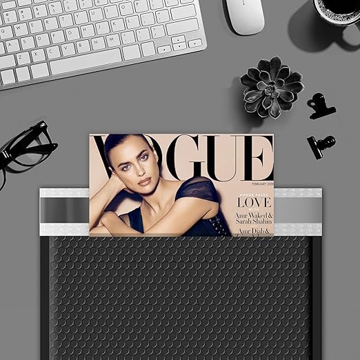 Fuxury Black Bubble Mailers 12x15" Padded Envelopes 40 Pack Large Bubble Mailer Strong Adhesion Padded Mailer,Self-Seal Envelope for Mailing Small Business,Magazine, Clothing.