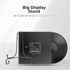 TR-LIFE Plate Stands for Display - 10 Inch Plate Holder Display Stand + Metal Easel Stand for Picture Frame, Decorative Plates, Book, Photo, Collectibles (2 Pack)