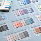 2000Pcs Sticky Tabs for Annotating Books, Clear Sticky Notes for Binders, Page Markers for Notebooks, Multi-Colored Writable and Repositionable Book Flags Strip Index Tabs