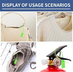 100Pcs Plastic Tamper Shipping Seals Pull-Tite Security Seal Signage Numbered Fire Extinguisher Tags Zip Ties Labels Disposable Self Locking for Logistics, Luggage,Transport (Green, 100pcs)