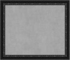 Amanti Art Black Framed Magnetic Board 24x28 Medium Vision Board for use with Magnets, 100% Metal Sheet to Display Items as Office Decor or for Home Organization in mudroom, Kitchen or Kids Room