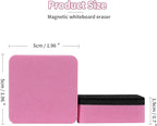 Dry Erase Erasers, 48 Pack Magnetic Whiteboard Eraser Chalkboard Eraser Dry Eraser for Classroom Office and Home (48pcs 4Colours)