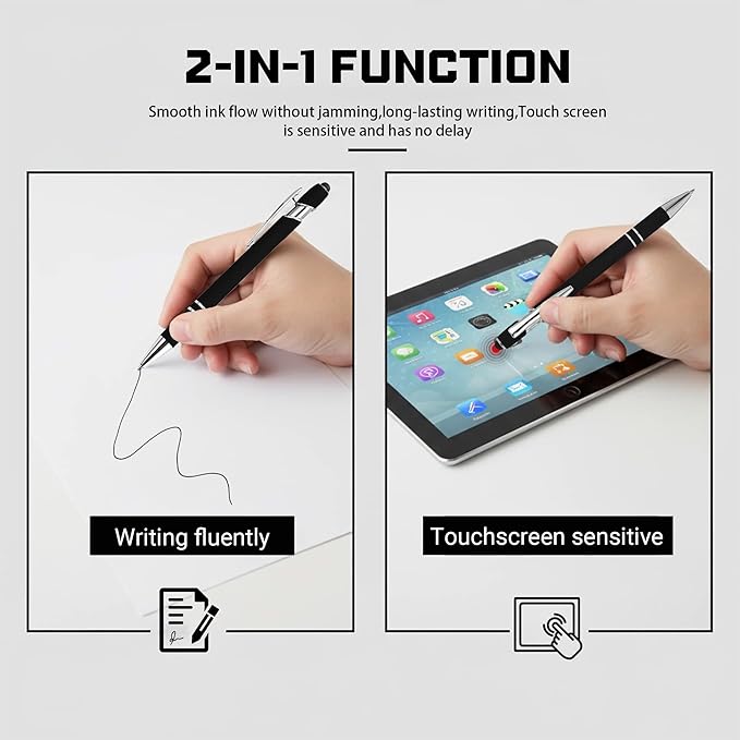 CRME Colored Motivational Pens Set Black Ink Ballpoint Pens Funny Office Supplies Engraved Pen Inspirational Quotes Cool Gifts for Coworkers Unique and Unusual Gifts