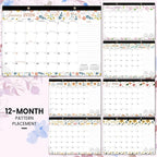 COMIX 12 Month Desk Calendar 2026 (Jan 2026–Dec 2026) – 17" x 12" Wall Calendar with to-Do List & Notes,2026 Calendar Monthly Planner for Home, School, or Office Organization