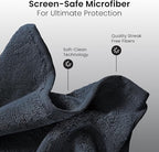 EVEO® Screen Cleaner Spray Kit (Streak-Free) TV Screen Cleaner for Smart TV, LCD, LED, OLED | Computer Screen Cleaner Spray and Wipe Microfiber Cloth - TV, Monitor, Laptop, iPad, Car - 6.7oz 4 Pack