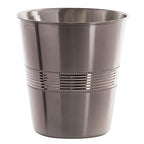 BINO Metal Waste Basket for Home, Office, Bathroom, Dorm, Kitchen and More | Trash Can Bin for Bedroom | Desk Trash Can | Home Essentials