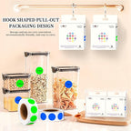 PARLAIM 2 Rolls 2000PCS 3/4" Round Circle Color-Code Dot Stickers,2 Color Style Colorful Coding Label Sticker for Home Office Classroom(Fluorescent Green+Blue)