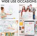Shuttle Art Dry Erase Markers, 32 Pack 16 Colors Magnetic Whiteboard Markers with Erase, Fine Point Dry Erase Markers Perfect For Writing on Whiteboards,Mirrors for School Office Home