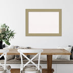 Amanti Art White Cork Board for Wall, 24x32 Vision Board with Gold Frame, Medium Corkboard Office Decor for Home Organization, Casual Corkboard Pinboard to display items for home organization