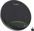 Yealink Sp92 Conference Speaker and Microphone with Bluetooth Dongle, Teams Certified, Noise Reduction, 20H Call Time USB Speakerphone for 4-6 People Meeting Room