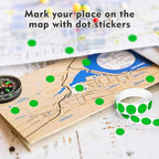 PARLAIM 3/4 Inch Roll Color Coding Labels,4000 per/4 Rolls Round Adhesive Color Coding Circle Dot Stickers for Office Home (Green)