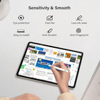 Paper Screen Protector Compatible with iPad 10th/11th Generation A16(11/10.9 Inch,2025/2022) Draw and Write Like on Paper, Anti Glare Filter, Sensitivity Film, Reusable Shield Compatible with Apple Pencil & Case